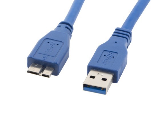 КАБЕЛЬ USB MICRO(M)-&gt;USB-A(M) 3.0 0,5 М СИНИЙ LANBERG