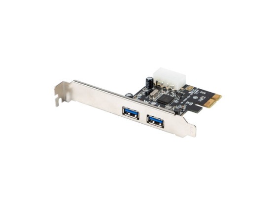 КАРТА PCI EXPRESS X1-&gt;2X USB-A 3.1 GEN1 LOW PROFILE LANBERG