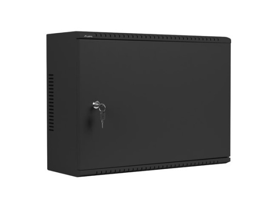 ШКАФ ДЛЯ СТОЙКИ 19" НАСТЕННЫЙ 4U+3U/540X200 НИЗКОПРОФИЛЬНЫЙ ЧЕРНЫЙ LANBERG (В СБОРЕ)