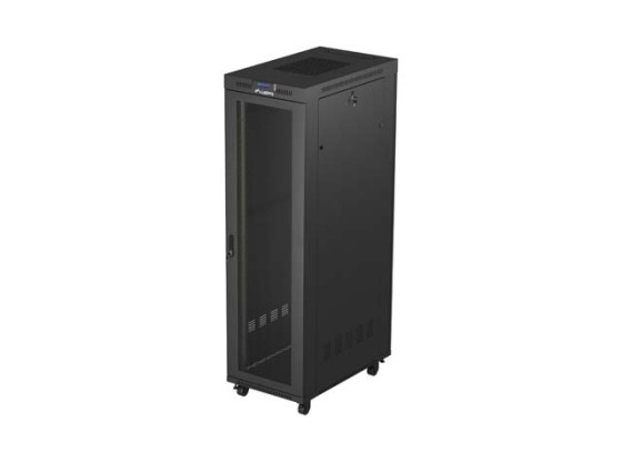 РЭКОВЫЙ ШКАФ 19" СВОБОДНОСТОЯЩИЙ 42U/600X1000 (ПЛОСКАЯ УПАКОВКА) С СЕТЧАТОЙ ДВЕРЦЕЙ LCD ЧЕРНЫЙ LANBERG V2