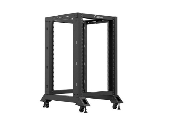 ОТКРЫТАЯ СТОЙКА 18U 600X800 ЧЕРНАЯ LANBERG