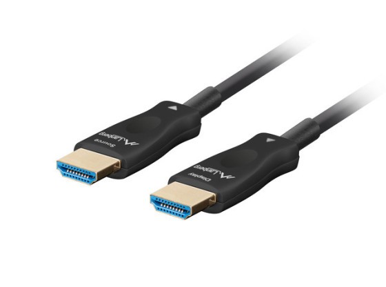 КАБЕЛЬ HDMI M/M V2.1 ОПТИЧЕСКИЙ 10 М ЧЕРНЫЙ AOC LANBERG