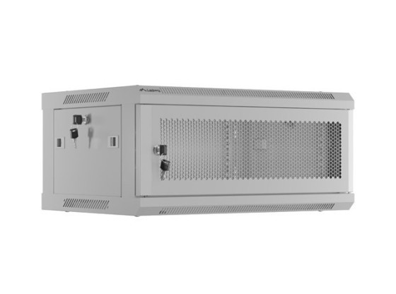 МОНТАЖНАЯ СТОЙКА 19" 4U 600X450 СЕРАЯ ПЕРФОРИРОВАННАЯ ДВЕРЬ LANBERG (ПЛОСКАЯ УПАКОВКА)