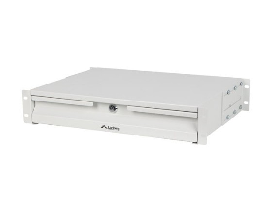 ТУМБА LANBERG 19" 2U 360 ММ СЕРАЯ (2U/483X360 ММ ГРУЗОПОДЪЕМНОСТЬ ДО 90 КГ, 4-ТОЧЕЧНОЕ КРЕПЛЕНИЕ)
