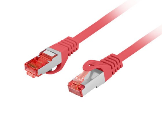 ПАТЧ-КОРД CAT.6 S/FTP LSZH CU 15M RED FLUKE PASSED LANBERG