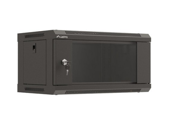МОНТАЖНАЯ СТОЙКА 19" 4U 540X350 ЧЕРНАЯ СТЕКЛЯННАЯ ДВЕРЬ LANBERG (ПЛОСКАЯ УПАКОВКА)