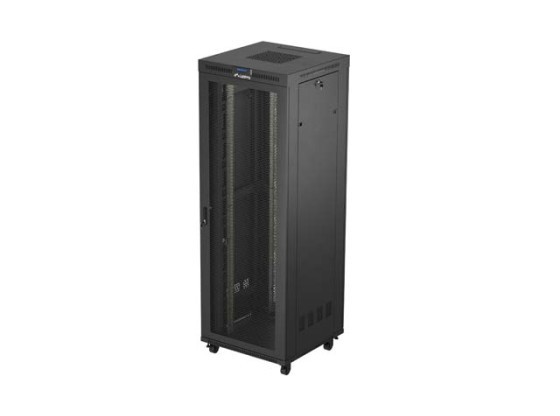 МОНТАЖНЫЙ ШКАФ В СТОЙКУ 19" 47U 800X800 ЧЕРНЫЙ LCD ПЕРФОРИРОВАННАЯ ДВЕРЬ LANBERG (ПЛОСКАЯ УПАКОВКА)