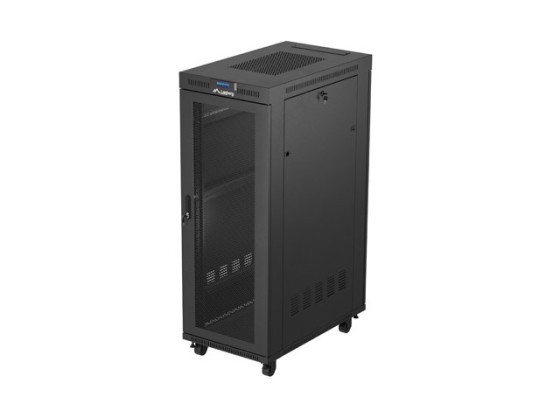 МОНТАЖНЫЙ ШКАФ В СТОЙКУ 19" 32U 600X1000 ЧЕРНЫЙ LCD ПЕРФОРИРОВАННАЯ ДВЕРЬ LANBERG (ПЛОСКАЯ УПАКОВКА)