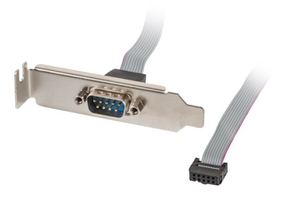 LANBERG 1X DB9(COM) 40 СМ НИЗКОПРОФИЛЬНОЕ ГНЕЗДО ДЛЯ ЛОТКА