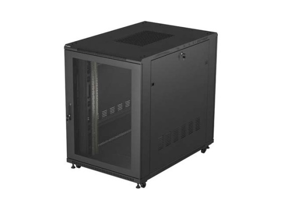МОНТАЖНЫЙ ШКАФ ДЛЯ СТОЙКИ 19" 22U 800X1200 ЧЕРНЫЙ ПЕРФОРИРОВАННАЯ ДВЕРЬ LANBERG (ПЛОСКАЯ УПАКОВКА)