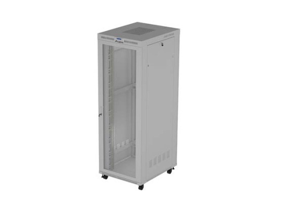 МОНТАЖНАЯ СТОЙКА 19" 47U 800X1000 GREY LCD PERFORATED DOOR LANBERG (FLAT PACK) V2