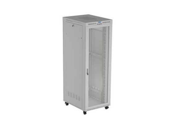 МОНТАЖНАЯ СТОЙКА 19" 47U 800X1000 GREY LCD PERFORATED DOOR LANBERG (FLAT PACK) V2