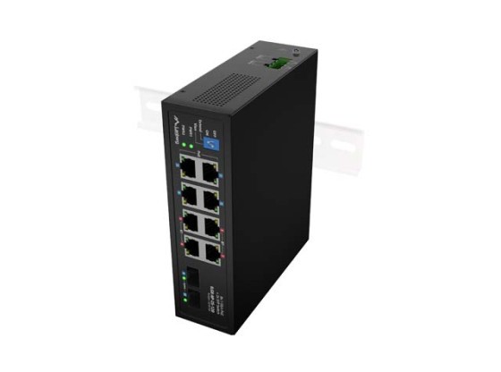 КОММУТАТОР LANBERG ILGE-8P-2S-120 LIGHT INDUSTRIAL POE 4XBT 4XAT 2XSFP DIN GIGABIT ETHERNET