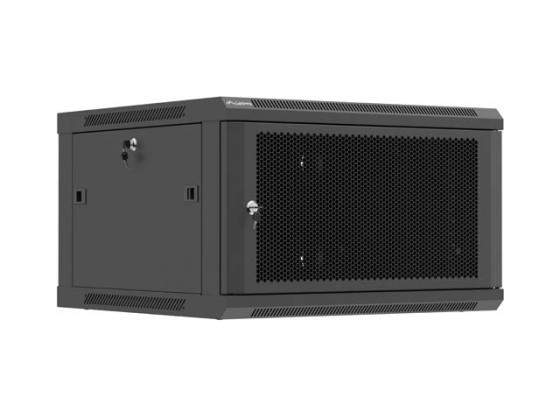 МОНТАЖНАЯ СТОЙКА 19" 6U 600X600 ЧЕРНАЯ ПЕРФОРИРОВАННАЯ ДВЕРЬ LANBERG (ПЛОСКАЯ УПАКОВКА)