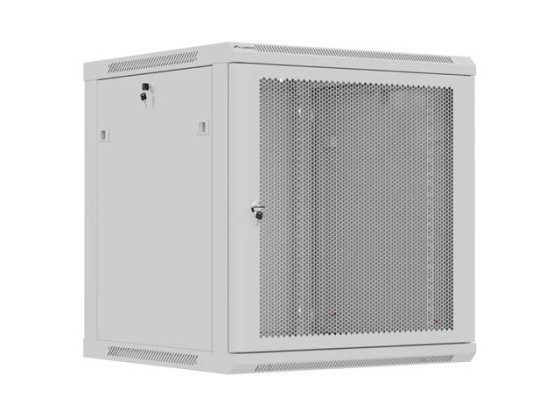 МОНТАЖНАЯ СТОЙКА 19" 12U 600X600 СЕРАЯ ПЕРФОРИРОВАННАЯ ДВЕРЬ LANBERG (ПЛОСКАЯ УПАКОВКА)