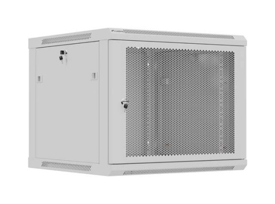 МОНТАЖНАЯ СТОЙКА 19" 9U 600X600 СЕРАЯ ПЕРФОРИРОВАННАЯ ДВЕРЬ LANBERG (ПЛОСКАЯ УПАКОВКА)