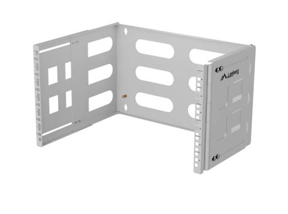 СТОЙКА НАСТЕННАЯ 19" 6U 497X400/240 СЕРЫЙ LANBERG