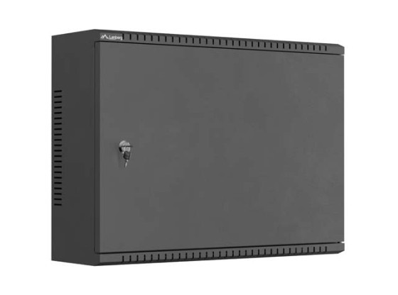 Монтажный корпус TPR 19" с сетчатой панелью 560×420×180, чёрный, LANBERG (в сборе)