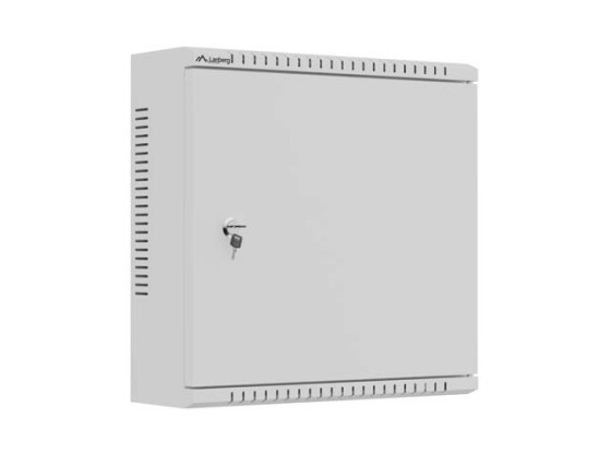 Монтажный корпус TPR 10" с сетчатой панелью 400×400×140, серый, LANBERG (в сборе)