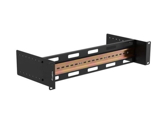 МОНТАЖНАЯ РЕЙКА DIN TS-35 19" 2U ЧЕРНАЯ LANBERG