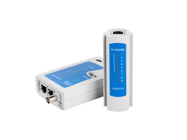 ТЕСТЕР СЕТЕВОГО ЛАНА RJ45, RJ12, RJ11, КОАКСИАЛЬНОГО КАБЕЛЯ LANBERG