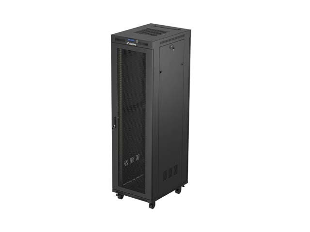РЭКОВЫЙ ШКАФ 19" СВОБОДНОСТОЯЩИЙ 42U/600X800 (ПЛОСКАЯ УПАКОВКА) С СЕТЧАТОЙ ДВЕРЦЕЙ LCD ЧЕРНЫЙ LANBERG V2