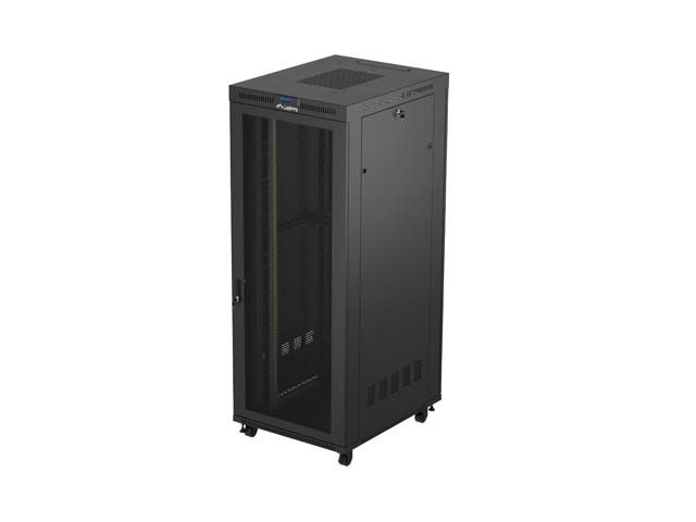 РЭКОВЫЙ ШКАФ 19" СВОБОДНОСТОЯЩИЙ 42U/800X1000 (ПЛОСКАЯ УПАКОВКА) С СЕТЧАТОЙ ДВЕРЦЕЙ LCD ЧЕРНЫЙ LANBERG V2