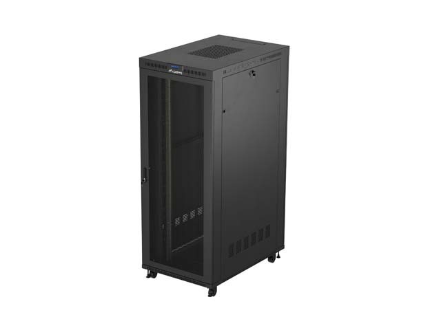 РЭКОВЫЙ ШКАФ 19" СВОБОДНОСТОЯЩИЙ 42U/800X1200 (ПЛОСКАЯ УПАКОВКА) С СЕТЧАТОЙ ДВЕРЦЕЙ LCD ЧЕРНЫЙ LANBERG V2