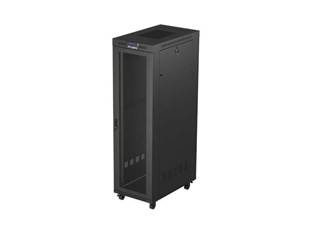 РЭКОВЫЙ ШКАФ 19" СВОБОДНОСТОЯЩИЙ 42U/600X1000 (ПЛОСКАЯ УПАКОВКА) С СЕТЧАТОЙ ДВЕРЦЕЙ LCD ЧЕРНЫЙ LANBERG V2