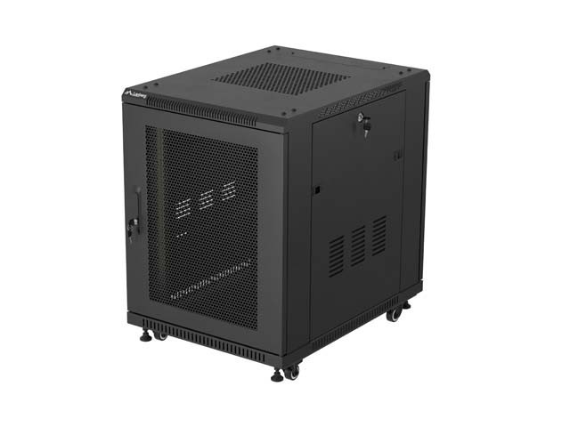 ШКАФ ДЛЯ СТОЙКИ 19" ОТДЕЛЬНО СТОЯЩИЙ 15U/600X800 (ПЛОСКАЯ УПАКОВКА) С СЕТЧАТОЙ ДВЕРЦЕЙ ЧЕРНЫЙ LANBERG