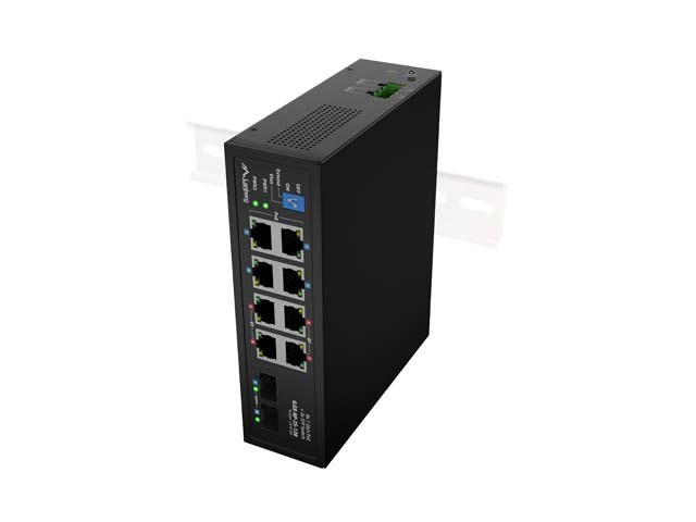 КОММУТАТОР LANBERG ILGE-8P-2S-120 LIGHT INDUSTRIAL POE 4XBT 4XAT 2XSFP DIN GIGABIT ETHERNET