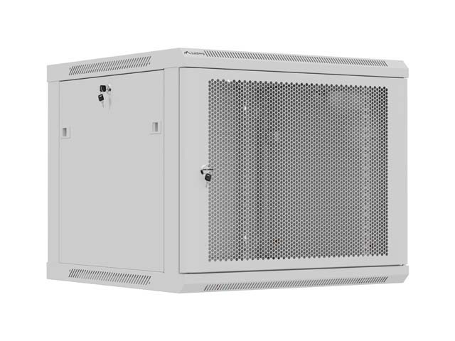 МОНТАЖНАЯ СТОЙКА 19" 9U 600X600 СЕРАЯ ПЕРФОРИРОВАННАЯ ДВЕРЬ LANBERG (ПЛОСКАЯ УПАКОВКА)
